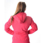 Ladies Pink Motorcycle Hoodie with safety pads - Image 2