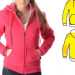 Ladies Pink Motorcycle Hoodie with safety pads
