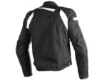 Leather Black And White Motorcycle Jacket - Image 2