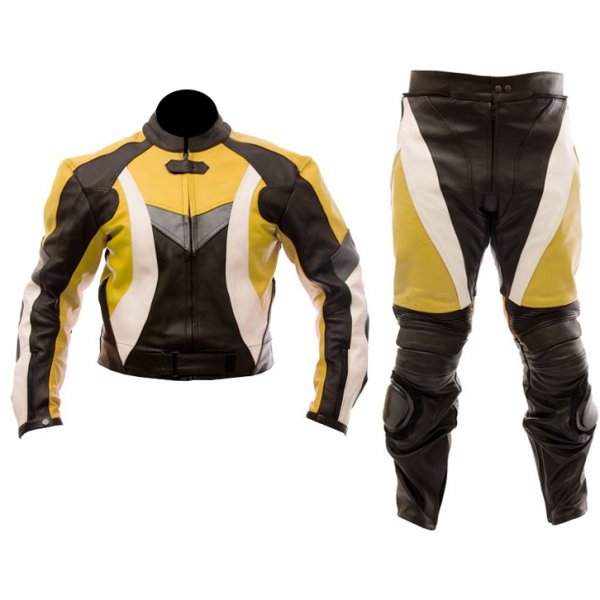 leather-black-yellow-motorcycle-leather-racing-suit.jpeg Leather Black & Yellow Motorcycle Leather Racing Suit - Image 1