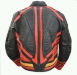 Mens Fashion Motorcycle Superman Real Leather Jacket - Image 2