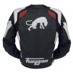 Men's Furygan Spyder 2015 Red Black Motorbike Racing Leather Jacket - Image 3
