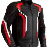 Motorcycle black And Red Leather jacket