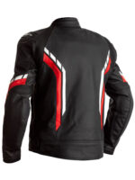 Motorcycle black And Red Leather jacket - Image 2