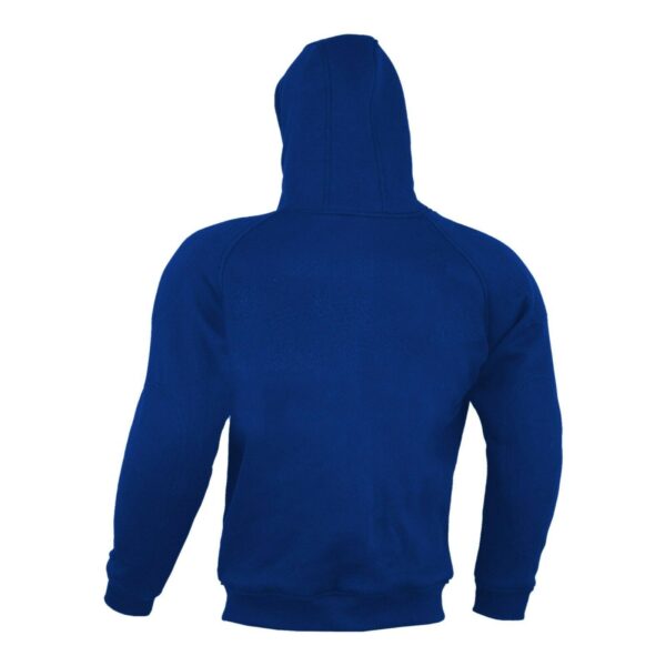 Motorcycle Blue Zipper Hoodie With Safety pads - Image 2