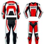 Motorcycle ducati 2PC Leather Racing Suit