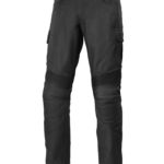 Motorcycle Jet Black Leather Racing Pants