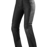 Motorcycle Light Black Leather Racing Pants