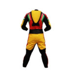 Motorcycle Multi colors Leather One Piece Racing Suit - Image 2