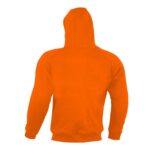 Motorcycle Orange Zipper Hoodie With Safety pads - Image 2
