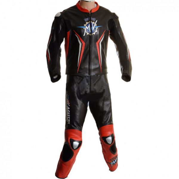 mv-agusta-race-black-and-red-motorcycle-leather-suit.jpg Mv Agusta Race Black And Red Motorcycle Leather Suit - Image 1