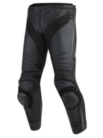 New Custom Black Leather Motorcycle Pant