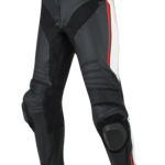 New Custom Black White And Red Motorcycle Pant