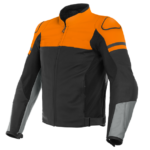Original Leather Black/Orange/Charcoal Motorcycle Jacket
