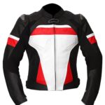 Motorcycle Genuine Leather Safety Pads Racing Jacket