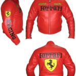 Red Color Ferrari  Motorcycle Jackets