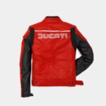 Red Motorcycle Leather Ducati Jacket - Image 2