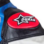Repsol Duhan Blue And White Leather Motorcycle Jacket - Image 5