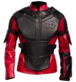 Suicide Squad Deadshot Will Smith Costume Leather Jacket