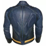 Superman Man Of Steel Genuine Motorcycle Leather Jacket - Image 2