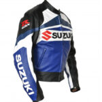Suzuki GSXR Motorbike Leather Jacket