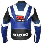 Suzuki GSXR Motorbike Leather Jacket - Image 2