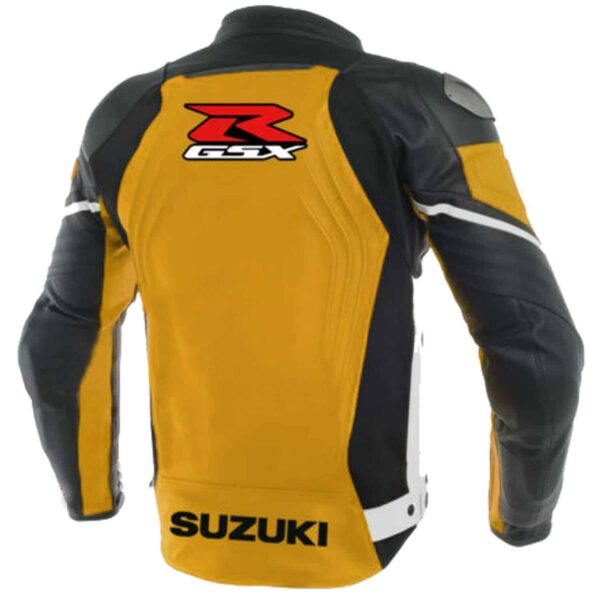 Suzuki GSXR Motorcycle Jacket with Armor Protect - Image 2