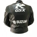 Suzuki Gsxr Motorcycle Leather Jacket - Image 2