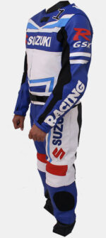 SUZUKI GSXR Motorcycle Men Leather Suit