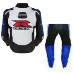 SUZUKI GSXR Motorcycle Racing Leather Suit - Image 2