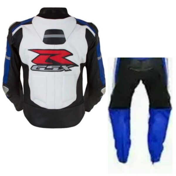 SUZUKI GSXR Motorcycle Racing Leather Suit - Image 2