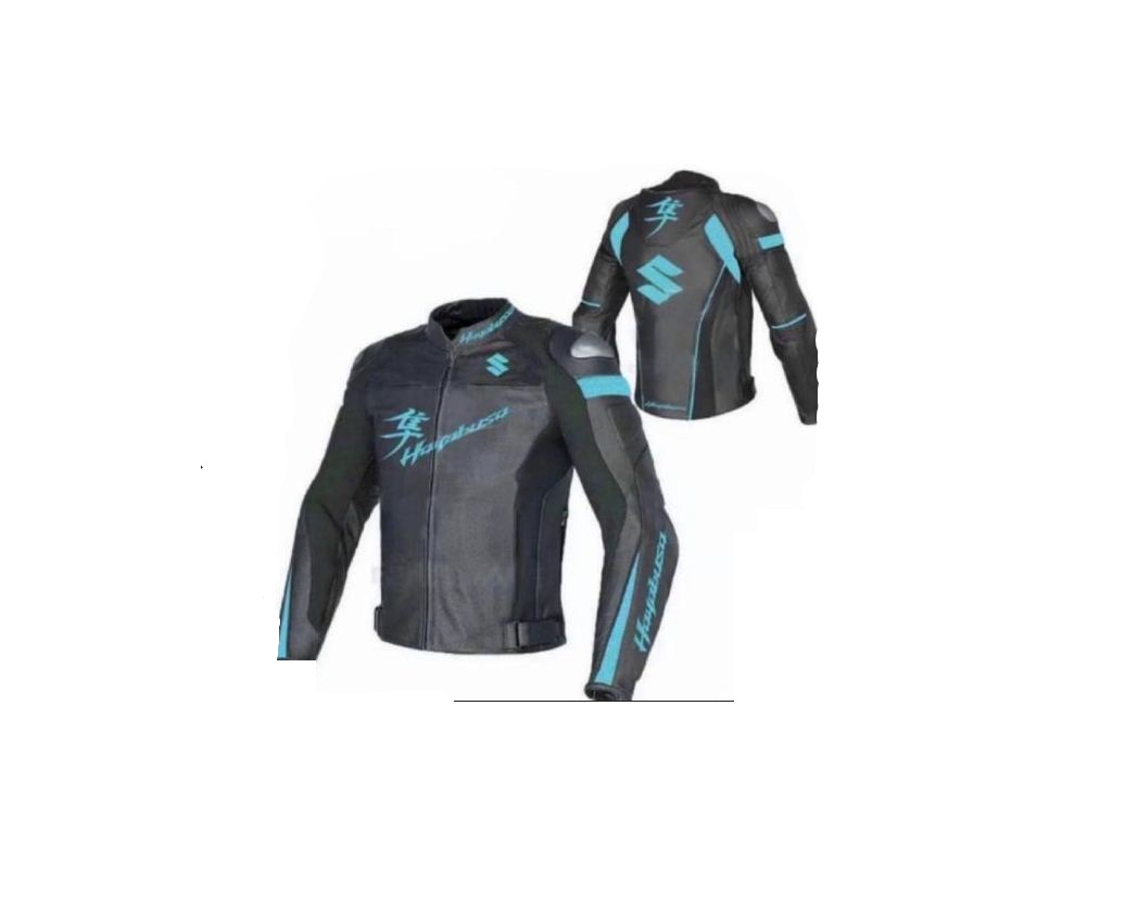suzuki-hayabusa-racing-biker-leather-jacket-ce-approved-1.jpg Suzuki Hayabusa Racing Biker Leather Jacket Ce Approved - Image 1