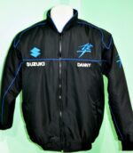 Suzuki Hayabusa Wind Breaker Black And Blue Jacket