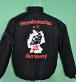 Suzuki Hayabusa Wind Breaker Black And Blue Jacket - Image 2