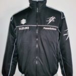 Suzuki Hayabusa Wind Breaker Black And White Jacket