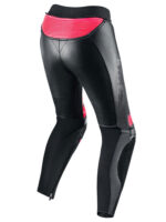 Two piece Motorcycle leather Black & Pink suit - Image 3