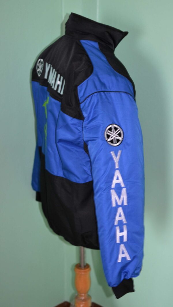 Yamaha Black And Blue Monster Wind Breaker Jacket - Image 3