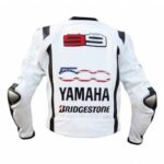 Yamaha Black And White Motorcycle Jacket - Image 2