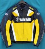 Yamaha Black And Yellow Motorcycle Jacket