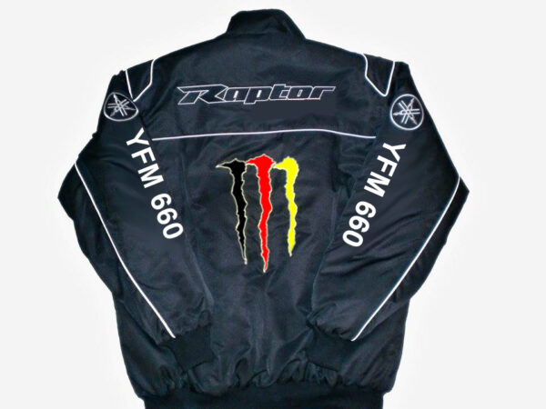 Yamaha Black Raptor Monster Wind Breaker Jacket - Image 2