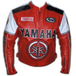 Yamaha Branded Motorbike Leather Jacket