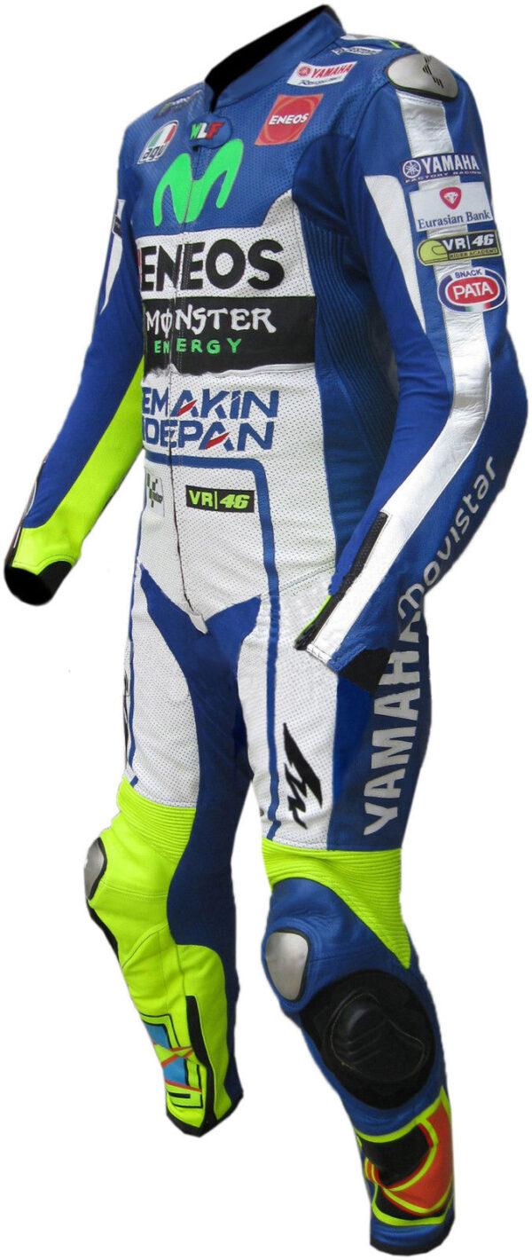 YAMAHA ENEOS Motorcycle Leather Suit - Image 3