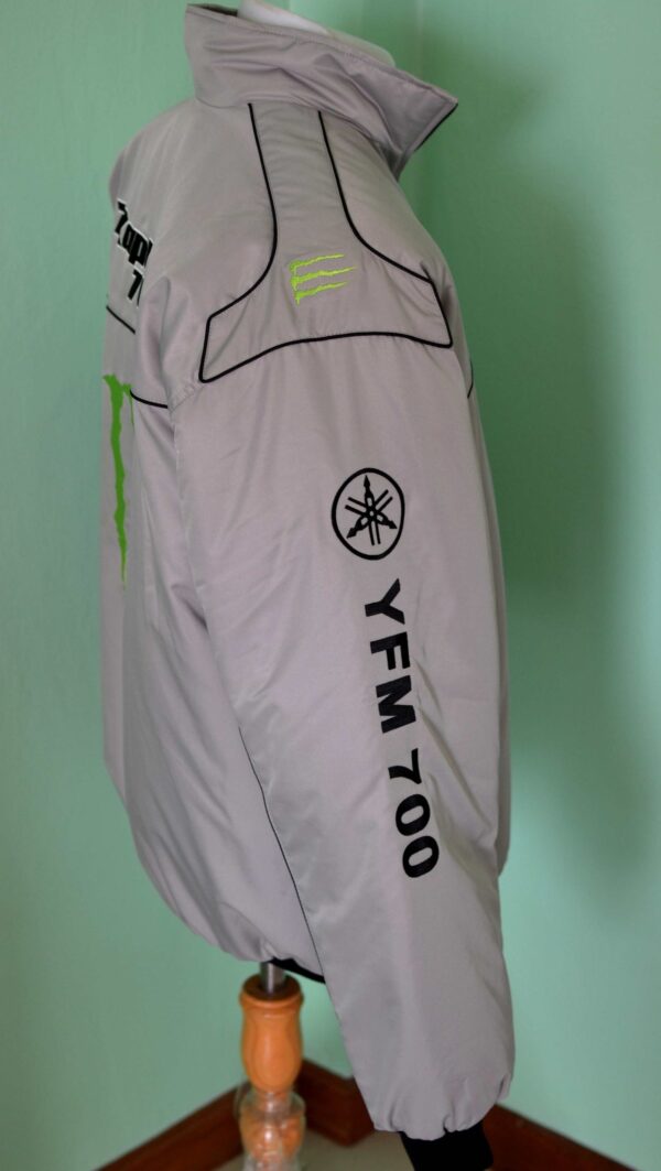 Yamaha Grey Raptor 700 Wind Breaker Jacket - Image 3