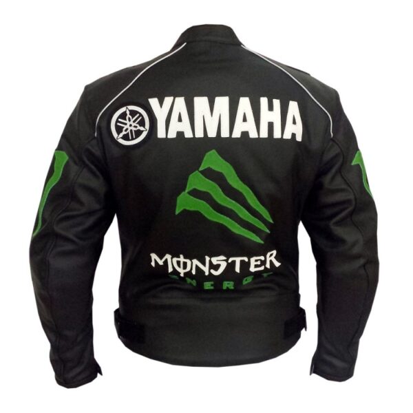 Yamaha Motorbike Leather Jacket - Image 2