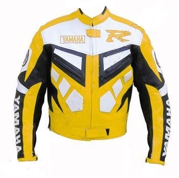 yamaha-r-yellow-and-white-motorbike-leather-jacket.jpg Yamaha R Yellow And White Motorbike Leather Jacket - Image 1