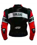 Yamaha Motorcycle Red Leather Racing Jacket - Image 2