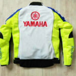 Yamaha White And Yellow Motorcycle Racing Jacket - Image 2