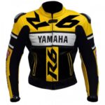 yamaha yzf r6 yellow black motorbike safety pads jacket