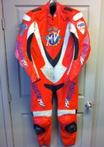 MV Agusta Motorcycle Racing Red Leather Suit