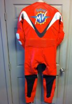 MV Agusta Motorcycle Racing Red Leather Suit - Image 2